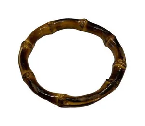 Bambo bangle bracelet fashion jewelry Brown thumbnail 1