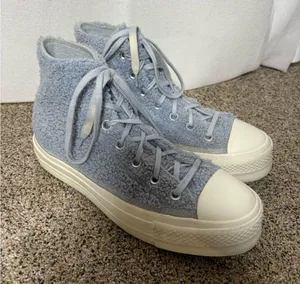 Converse Chuck Taylor All-Star Hi Lift ‘Cozy Club’ Trainer Fuzzy Sherpa Platform thumbnail 2