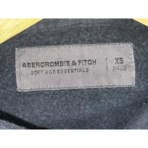 Abercrombie & Fitch Soft AF Essentials Black Pullover Hoodie Sweatshirt Size XS thumbnail 5