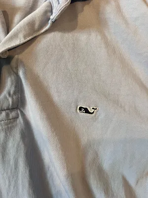Vineyard vines men’s light blue polo shirt s thumbnail 3