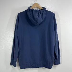 Aerie Cowl Neck Soft Pullover Sweatshirt Women's Small‎ P Faded Blue Side Slits thumbnail 3