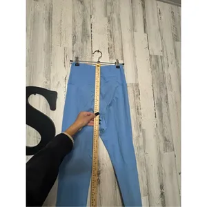 Blue work out leggings Blue thumbnail 7