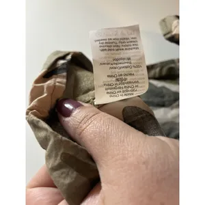 Madewell Cottontail‎ Camo Short Sleeve Button Tie Front Shirt Womens L thumbnail 4