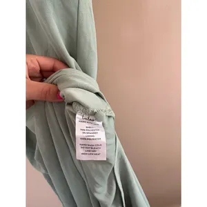 Lulus Majestic Perfection Sage Green Ruffled Halter Maxi Dress Size Medium Gala thumbnail 12