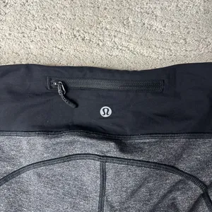 Women's Lululemon 8 Speed Up Right Weathered‎ Grey Athletic Leggings Pockets thumbnail 5