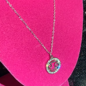 Cancer Zodiac Sign Sterling Silver Necklace Constellation mcbling Birthday Gift thumbnail 12