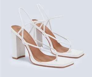 Gabrielle Union Kibibi Strappy Block-Heel Sandal Size 6 thumbnail 1
