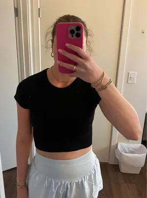 Aerie offline Cropped Workout Top thumbnail 1