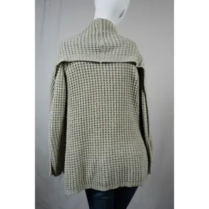 Womens Urban Outfitters byCORPUS Gray Knit Open Drape Cardigan Size M thumbnail 4