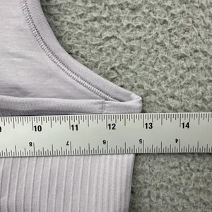 Lululemon Ebb to Street Cropped Racerback Tank Top Faint Lavender Women's 4 thumbnail 7