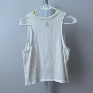 FP Movement Cotton Sporty Chic Relaxed Yoga Layering Tank Top XS White thumbnail 8