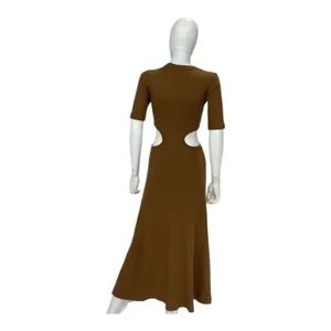 ✨Citizens of Humanity Brown Nicola Midi Light Brown Sz Small Dress✨ thumbnail 6