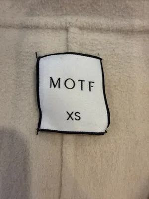 MOTF Cream Belted Trench Coat 3/4 Sleeve Size XS - C19-106 thumbnail 2