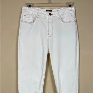 Massimo Dutti Women’s Skinny Fit White Pants thumbnail 2