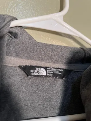 The North Face Women's Size Medium Full Zip Jacket Hoodie Dark Gray Funnel Neck thumbnail 10