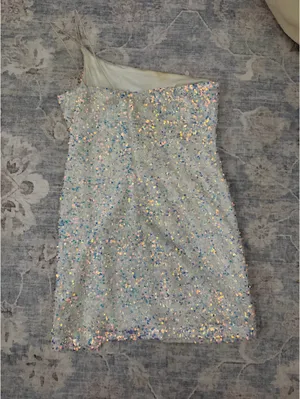 Windsor Mini Dress Sequin One-Shoulder Sparkle thumbnail 5