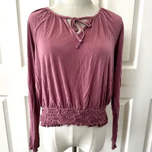 American Eagle Outfitters purple long sleeved top thumbnail 6