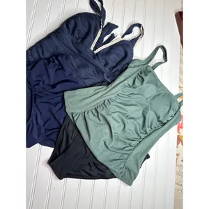 NWT Cupshe Lot of 4 Tankini & Swim Bottoms Swimsuit Bathing Suit Beach Summer L thumbnail 3