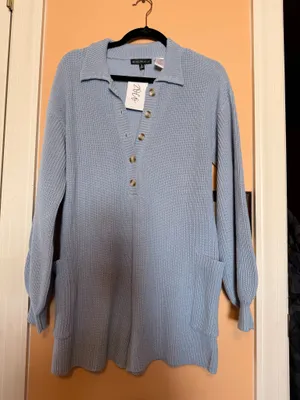 Zoco Boutique knit romper Blue thumbnail 1
