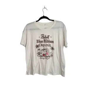Maurices PBR Truck Graphic Tee Cream Brown Short Sleeve Summer thumbnail 2