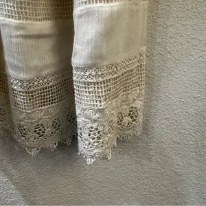Alice‎ + Olivia Danna Tie-Strap Short Dress Crochet Embroidered White Size Small thumbnail 8