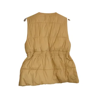 J. Crew Women's Small Light Brown Beige Signature Puffer Vest Quilted Preppy thumbnail 7