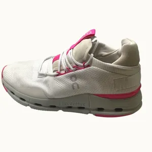 On Running Cloudnova Womens White Pink Athletic Sneakers 26.98495 Size 8.5 thumbnail 4