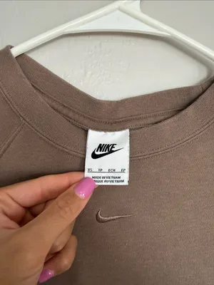 Nike chill terry top short sleeve cropped size XS thumbnail 7