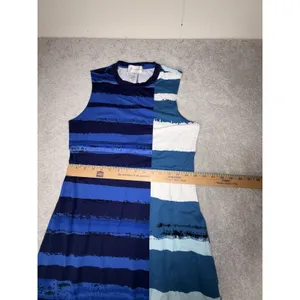 Corey Lynn Calter for Anthropologie sleeveless striped midi dress M Color Block thumbnail 12