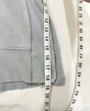 Aerie Oversized Slate Gray Blue Cozy Sweatshirt XS thumbnail 9