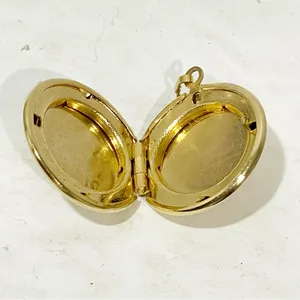 Gold Tone Virgo‎ Zodiac Locket Charm Jewelry thumbnail 2