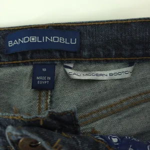 Bandolino Blu Cali Modern Bootcut‎ Jeans Womens 10 Dark Blue Stretch Denim thumbnail 6