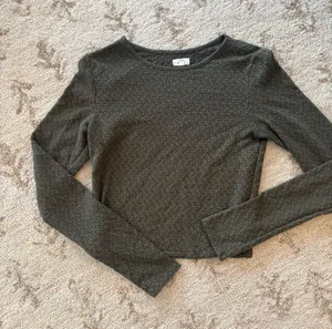Aerie Green Textured Top thumbnail 1
