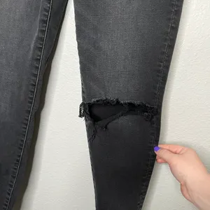 American Eagle black curvy super hi rise jeggings size 4 thumbnail 9
