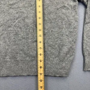 Quince Mongolian Cashmere Crewneck Sweater Heather Grey LB1055-SGK001‎ Size M thumbnail 5