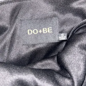 Do+Be Ruched Strapless Black Bubble Hem Cocktail Mini Dress Size Small thumbnail 6