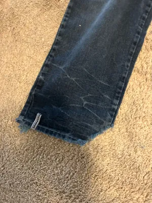 Rocawear Dark Blue Denim Jeans with White Contrast Stitching sz 12 Boys thumbnail 10