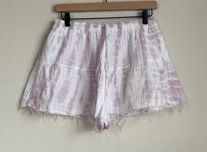 Stark X Tie Dye Cotton Shorts White Size L thumbnail 1