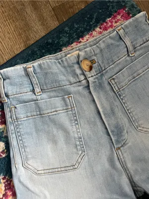 Maeve Colette Light Wash Wide-Leg Women’s Jeans size 28 thumbnail 6