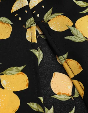 Cider LEMON SPLIT KNOTTED SHIRRED MIDI DRESS thumbnail 8