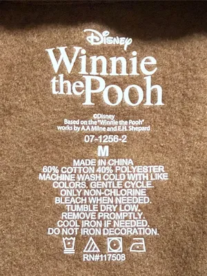 Disney Winnie the Pooh and friends size medium hooded sweatshirt thumbnail 6