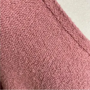Free People Take Me Places Pink Oversized V-Neck Sweater Extra Small thumbnail 10