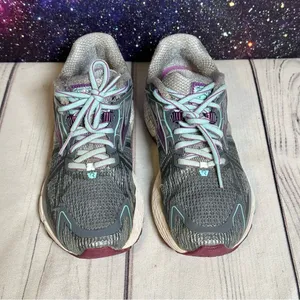 BROOKS RAVENNA DNA RUNNING ATHLETIC SHOES‎ Women’s Sz 7.5 AQUA/ GREY thumbnail 2