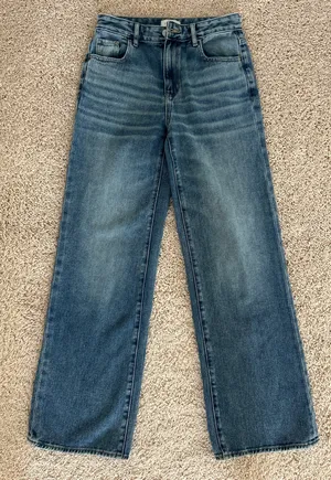 Pacsun Madison High Waisted Girlfriend Jeans Medium Indigo thumbnail 1
