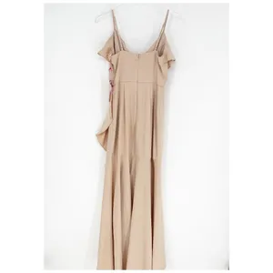 NWT VOW'D Rowan Satin‎ Ruffle Bridesmaid Dress Women's Size 2 Pink thumbnail 3