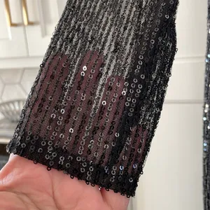 Mac Duggal Long Sleeved Sequin Gown NWT thumbnail 4