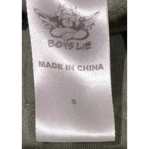 Boys Lie Read Receipts Mac Slim Sweatpants Olive Green Pink Graphic Joggers‎ S thumbnail 4