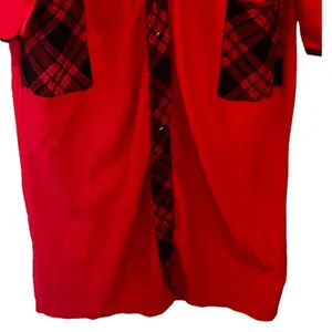 Vintage Village Fair‎ Robe Red Size 2X thumbnail 3