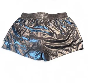 Ivy Park silver metallic shorts and black beaded bra set in size S #ivypark #metallic thumbnail 3