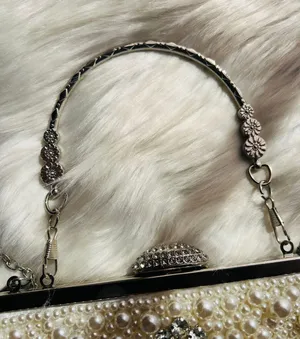 Bridal Clutch/Handbag Tan thumbnail 8